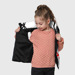 Детский жилет Doom лого камуфляж текстура, цвет: 3D-черный — фото 2