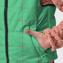 Детский жилет Color green stripes, цвет: 3D-черный — фото 2