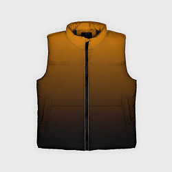 Детский жилет Orange gradient, цвет: 3D-черный