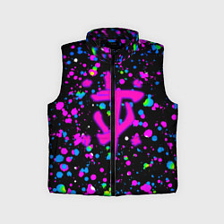Детский жилет Doom цветные краски, цвет: 3D-черный