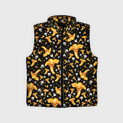 Детский жилет Грибной дождик, цвет: 3D-черный