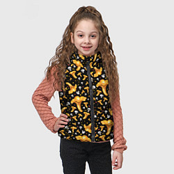 Детский жилет Грибной дождик, цвет: 3D-черный — фото 2