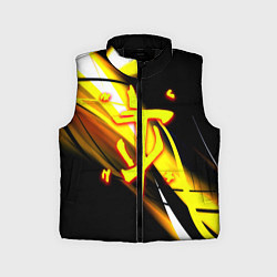 Детский жилет Doom геометрия из полос, цвет: 3D-черный