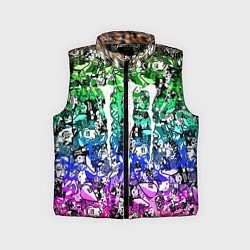 Детский жилет Monster energy стикеры