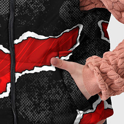 Детский жилет Umbrella corp - разрывы, цвет: 3D-черный — фото 2