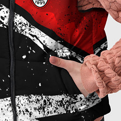 Детский жилет ФК Милан - потертости, цвет: 3D-черный — фото 2