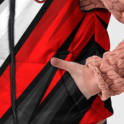 Детский жилет ФК Милан - абстракция, цвет: 3D-черный — фото 2