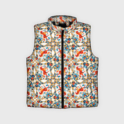 Детский жилет Орнамент с лошадью - символом Нового 2026 года