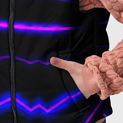 Детский жилет Color multicoloured neon stripes, цвет: 3D-черный — фото 2