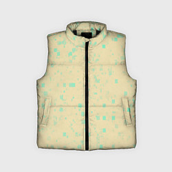 Детский жилет Color beige turquoise, цвет: 3D-черный
