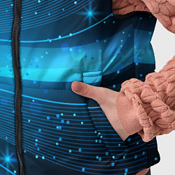 Детский жилет Абстракция волнистых линий, цвет: 3D-черный — фото 2