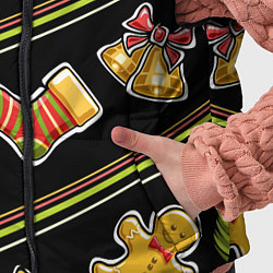 Детский жилет Рождественский дух, цвет: 3D-черный — фото 2