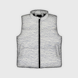 Детский жилет Снег сугробы, цвет: 3D-черный