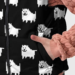 Детский жилет Undertale Annoying dog, цвет: 3D-черный — фото 2