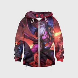 Ветровка с капюшоном детская Red Vi, цвет: 3D-белый