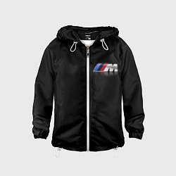 Ветровка с капюшоном детская BMW motorsport, цвет: 3D-белый