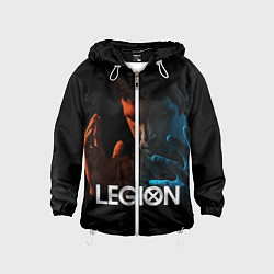 Ветровка с капюшоном детская Legion, цвет: 3D-белый