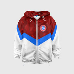 Ветровка с капюшоном детская Bayern FC: Sport, цвет: 3D-белый