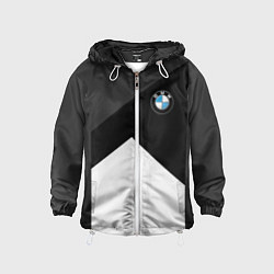 Ветровка с капюшоном детская BMW 2018 SportWear 3, цвет: 3D-белый
