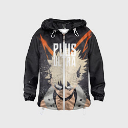 Ветровка с капюшоном детская Bacugou - My Hero Academia, цвет: 3D-белый