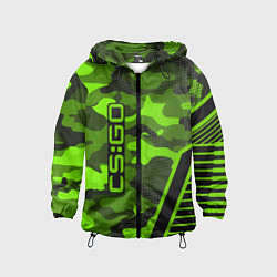 Детская ветровка CS:GO Light Green Camo