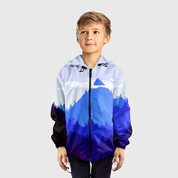 Ветровка с капюшоном детская Firewatch: Cold Mountain, цвет: 3D-черный — фото 2