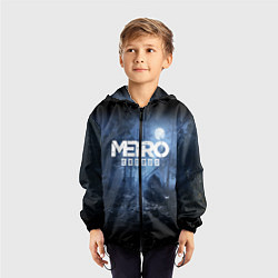 Ветровка с капюшоном детская Metro Exodus: Dark Moon, цвет: 3D-черный — фото 2