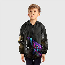Ветровка с капюшоном детская Counter-Strike, цвет: 3D-черный — фото 2