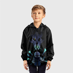 Ветровка с капюшоном детская UNDERTALE, цвет: 3D-черный — фото 2