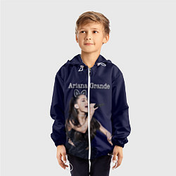 Ветровка с капюшоном детская Ariana Grande Ариана Гранде, цвет: 3D-белый — фото 2