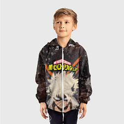 Ветровка с капюшоном детская MY HERO ACADEMIA, цвет: 3D-белый — фото 2