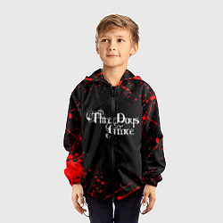 Ветровка с капюшоном детская Three Days Grace, цвет: 3D-черный — фото 2