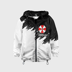 Ветровка с капюшоном детская UMBRELLA CORP, цвет: 3D-черный