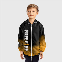 Ветровка с капюшоном детская Free fire, цвет: 3D-белый — фото 2