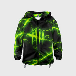 Ветровка с капюшоном детская DEAD BY DAYLIGHT, цвет: 3D-черный