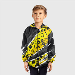 Ветровка с капюшоном детская Roblox, цвет: 3D-черный — фото 2