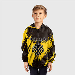 Ветровка с капюшоном детская Overlord, цвет: 3D-черный — фото 2