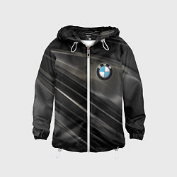 Ветровка с капюшоном детская BMW, цвет: 3D-белый