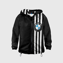 Ветровка с капюшоном детская BMW SPORT, цвет: 3D-черный