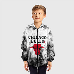 Ветровка с капюшоном детская CHICAGO BULLS, цвет: 3D-черный — фото 2