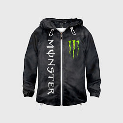 Ветровка с капюшоном детская MONSTER ENERGY, цвет: 3D-белый