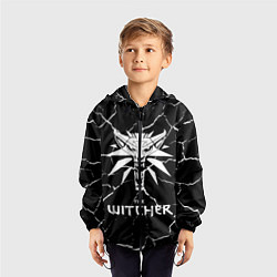 Ветровка с капюшоном детская The Witcher, цвет: 3D-черный — фото 2