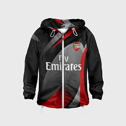 Ветровка с капюшоном детская ARSENAL UNIFORM, цвет: 3D-белый