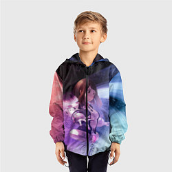 Ветровка с капюшоном детская Урарака, Очако, цвет: 3D-черный — фото 2