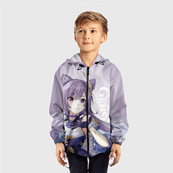 Ветровка с капюшоном детская GENSHIN IMPACT, КЭ ЦИН, цвет: 3D-черный — фото 2