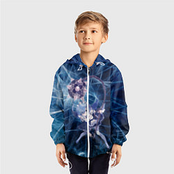 Ветровка с капюшоном детская Рэм, цвет: 3D-белый — фото 2