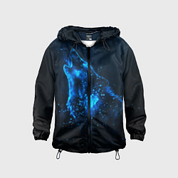 Детская ветровка Космический Волк