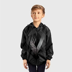 Ветровка с капюшоном детская ВИКИНГИ VIKINGS V, цвет: 3D-черный — фото 2