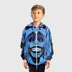 Ветровка с капюшоном детская ПОДНЯТИЕ УРОВНЯ В ОДИНОЧКУ, цвет: 3D-белый — фото 2