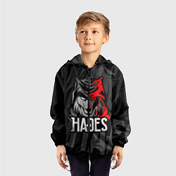 Ветровка с капюшоном детская Hades, цвет: 3D-черный — фото 2